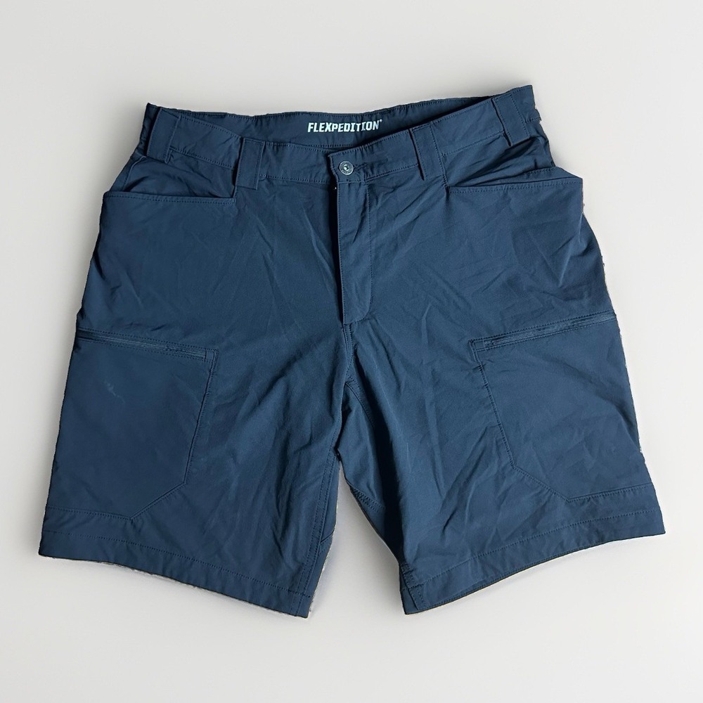 Duluth Trading Flexpedition Cargo Shorts Mens 38 Relaxed Fit Stretch Quick Dry